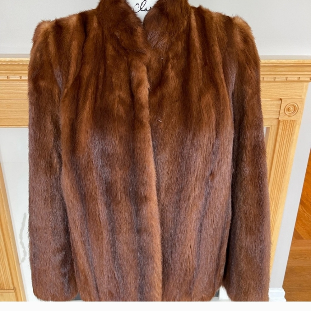 Mink fur coat